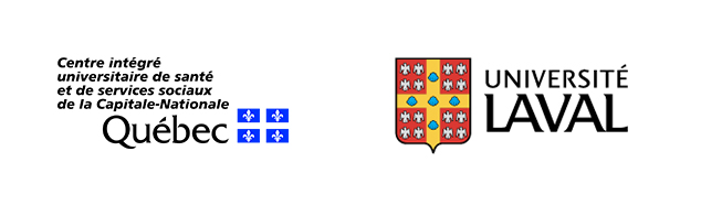 Logo de l'Université Laval et logo du Centre intégré universitaire de santé et de services sociaux de la Capitale-Nationale